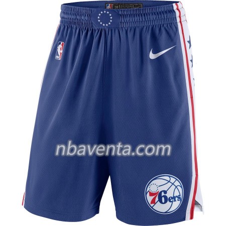 Philadelphia 76ers Hombre Pantalones Royal 2018-19 Nike Swingman